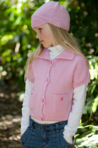 Lisa F LC11 - Nicola Vest & Hat - Knitting Pattern / Kit