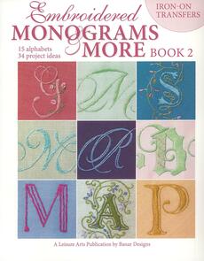 Leisure Arts Embbroidery Monograms & More Bk2