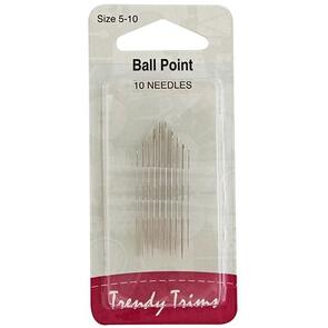 Trendy Trims  Ball Point Needles 5-10 10/Pkg