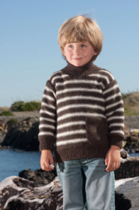 Lisa F LF21 - Chocolate Ripple Sweater - Knitting Pattern / Kit