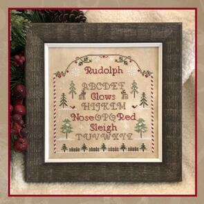 Little House Needleworks  Cross Stitch Pattern - Rudolph's Sampler