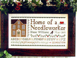 Little House Needleworks Cross Stitch Pattern - Home of a Needleworker