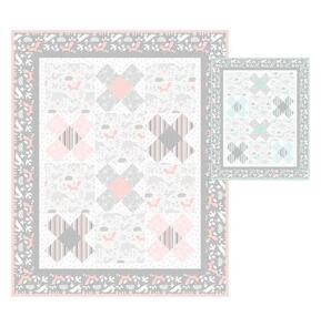 Northcott Little Gem Quilt Kit featuring Hello Little One fabrics by