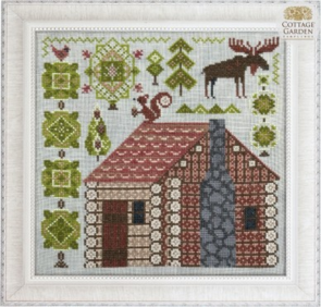 Cottage Garden Samplings Fabulous House Series - #12 Log Cabin