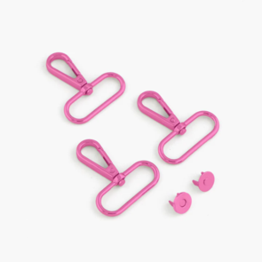 Tula Pink Pink Clip-On Hardware Kit