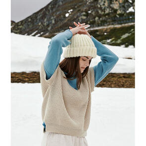 Lana Grossa Pattern / Kit - Cool Wool - Womens Slipover (0014)