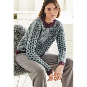 Lana Grossa Pattern; Cool Wool Big - Womens Pullover (0169)