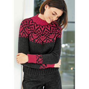 Lana Grossa Pattern / Kit - Cool Wool Big - Womens Pullover (0170)