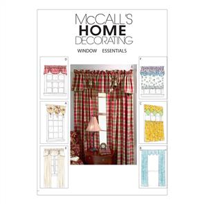 McCalls Pattern 4408 Window Essentials (Valances and Panels)