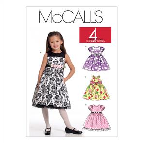 McCalls Pattern 5793 Children's/Girls' Lined Dresses