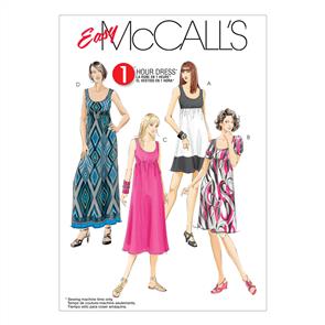 McCalls Pattern 5893 Misses'/Women's Dresses In 4 Lengths