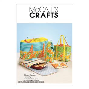 McCalls Pattern 6338 Carriers, Hot Pad and Picnic Totes