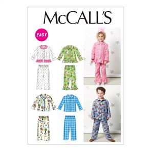 McCalls Pattern 6458 Toddlers'/Children's Tops and Pants