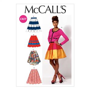 McCalls Pattern 6706 Misses' Skirts and Petticoat