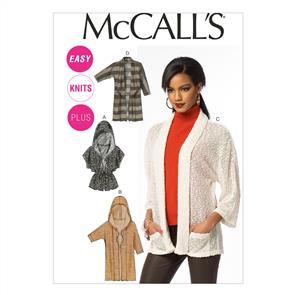 McCalls Pattern 6802 Misses'/Women's Cardigans