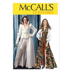 McCalls Pattern 6819 Misses' Costumes