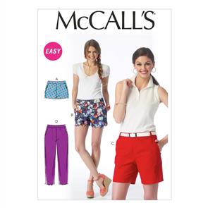 McCalls Pattern 6930 Misses' Shorts and Pants