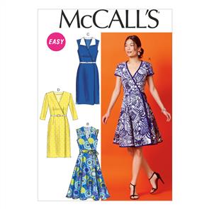 McCalls Pattern 6959 Misses' Dresses and Belt