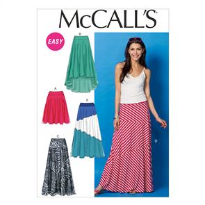McCalls Pattern 6966 Misses' Skirts