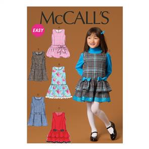 McCalls Pattern 7008 Children's/Girls' Jumpers