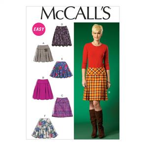 McCalls Pattern 7022 Misses' Skirts