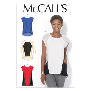 McCalls Pattern 7093 Misses' Tops and Tunic