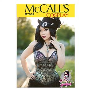 McCalls Pattern 7339 Misses' Over Bust or Under Bust Corsets  Yaya Han