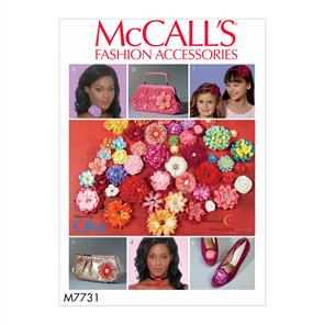 McCalls Pattern 7731 Ribbon Flowers