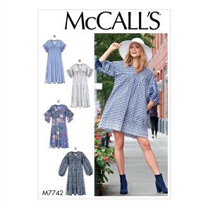 McCalls Pattern 7742 Misses' Dresses