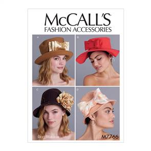 McCalls Pattern 7766 Misses' Hats
