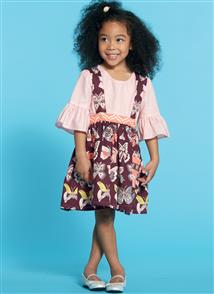 McCalls Pattern 7797 Children's/Girls' Tops and Skirt