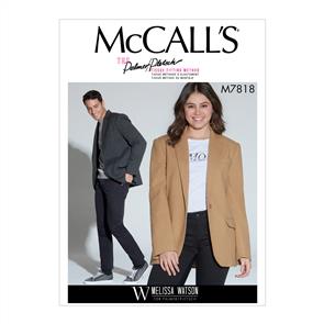 McCalls Pattern 7818 Unisex Jacket