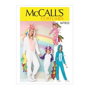 McCalls Pattern 7852 Miss/Children's/Girls' Costume