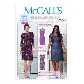 McCalls Pattern 7861 Misses' and Women's Dresses