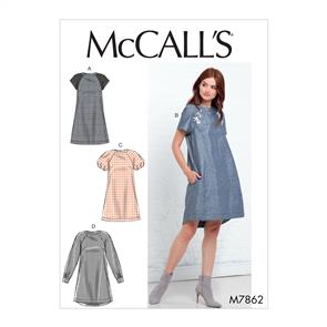 McCalls Pattern 7862 Misses' Dresses