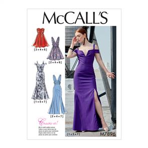 McCalls Pattern 7896 Misses' Dresses