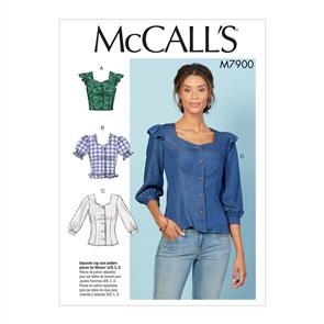 McCalls Pattern 7900 Misses' Tops