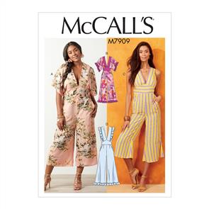 McCalls Pattern 7909 Misses'/Women's Jumpsuits