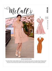 McCalls Pattern 7920 Misses'/Miss Petite Dresses and Belt