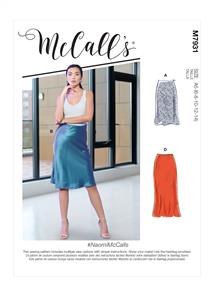 McCalls Pattern 7931 Misses' Skirts
