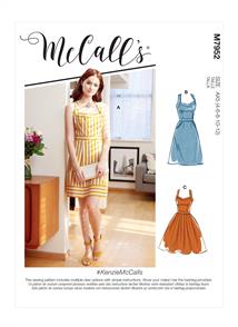 McCalls Pattern 7952 Misses' Dresses