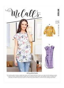 McCalls Pattern 7959 Misses' Top, Tunic and Dresses