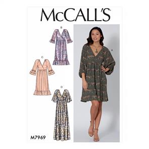 McCalls Pattern 7969 Misses' Dresses