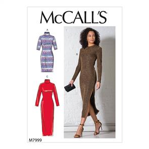 McCalls Pattern 7999 Misses' Dresses