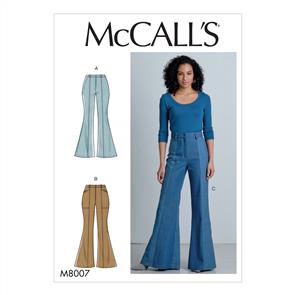 McCalls Pattern 8007 Misses' Pants