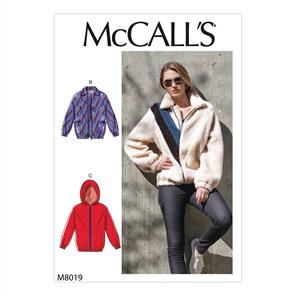 McCalls Pattern 8019 Misses' Jackets
