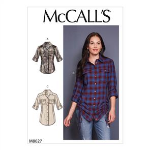 McCalls Pattern 8027 Misses' Tops