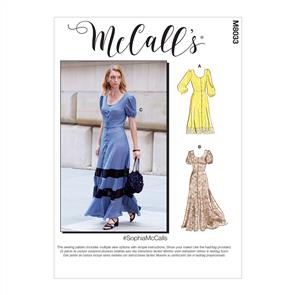McCalls Pattern 8033 #Sophia - Misses' Dresses