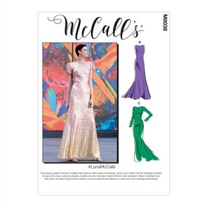 McCalls Pattern 8038 #Luna - Misses' & Women's Special Occasion Dresses