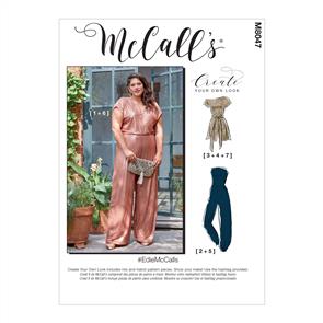 McCalls Pattern 8047 #Edie - Misses' & Women's Romper, Jumpsuit & Sash